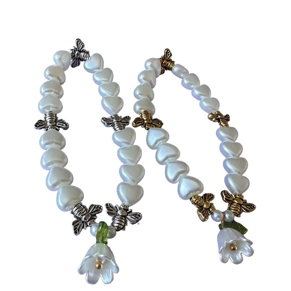 Fairy Hand-beaded beautiful bracelets. 💞🌟🤍🧚‍♀️ - Picture 6 of 6